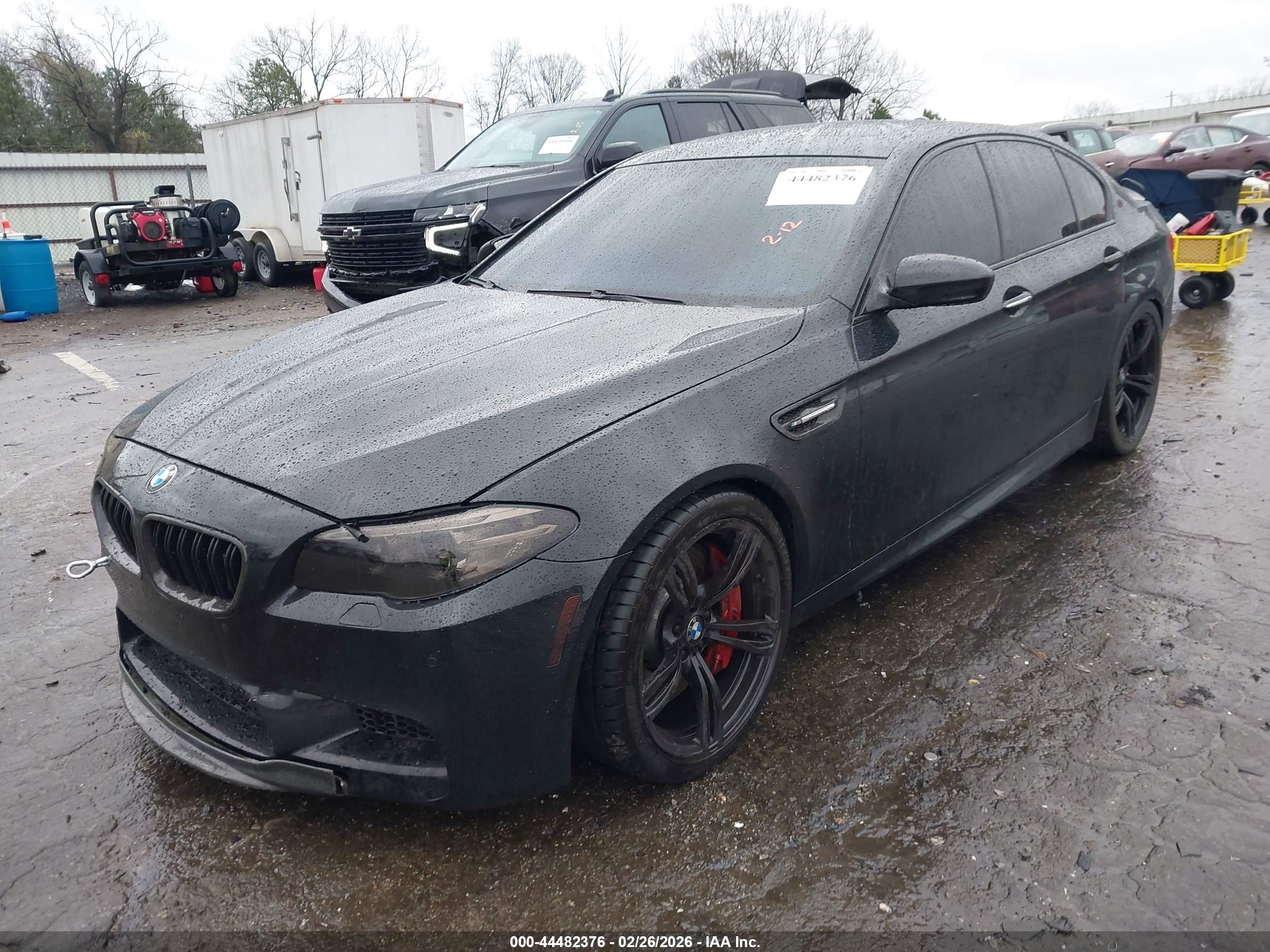 2014 Bmw M5   Black vin: WBSFV9C53ED097419