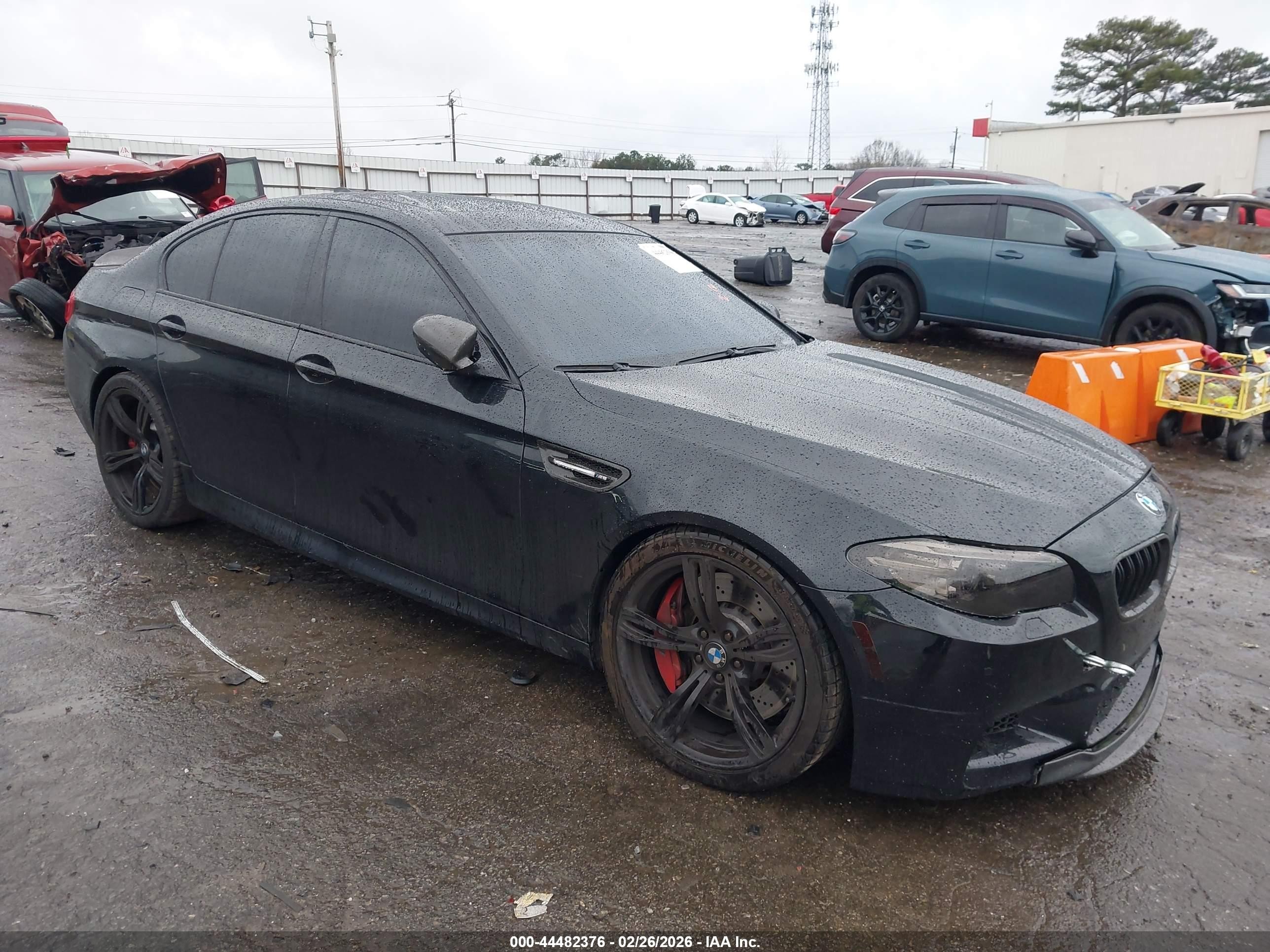 2014 Bmw M5   Black vin: WBSFV9C53ED097419