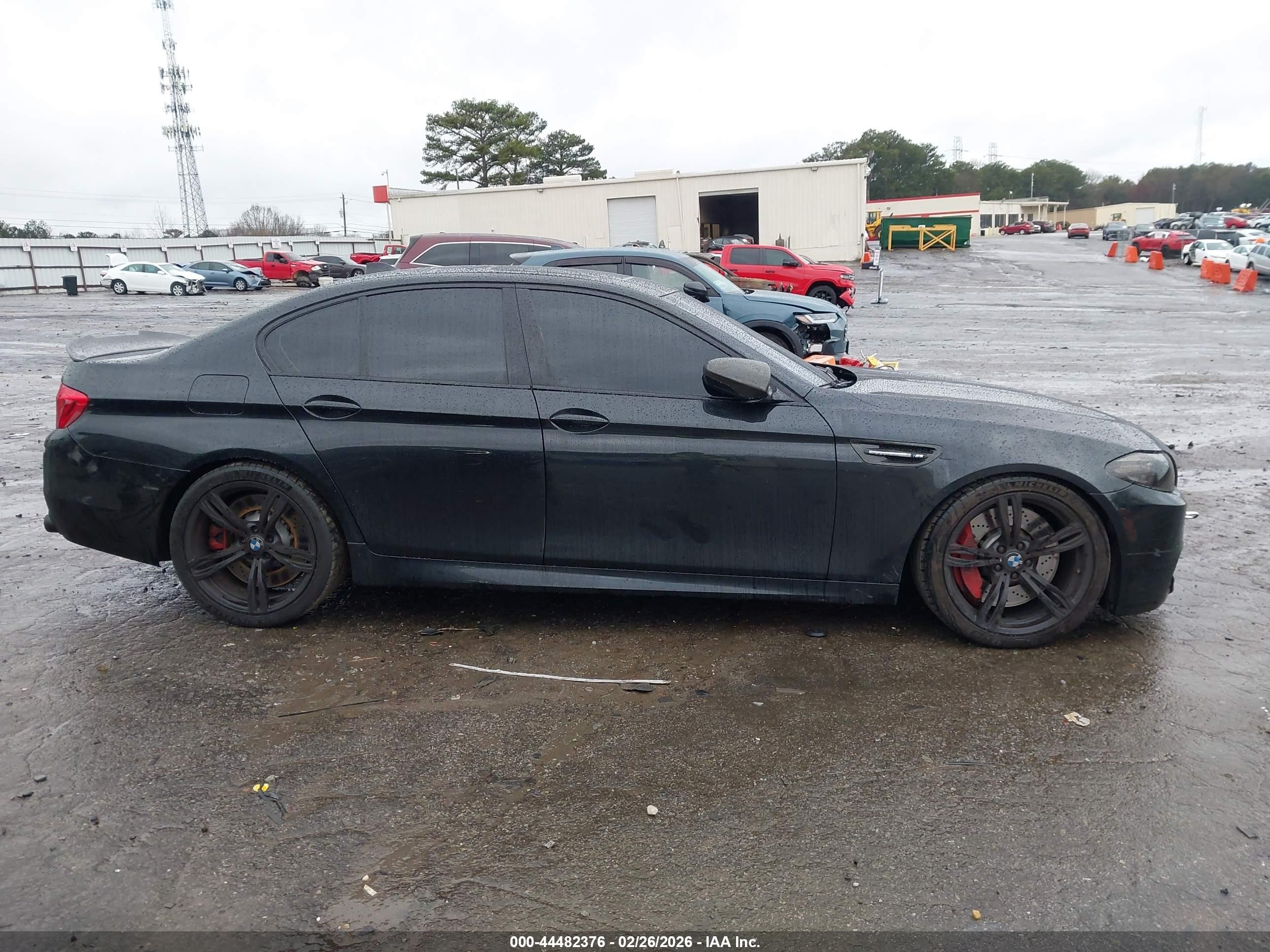 2014 Bmw M5   Black vin: WBSFV9C53ED097419