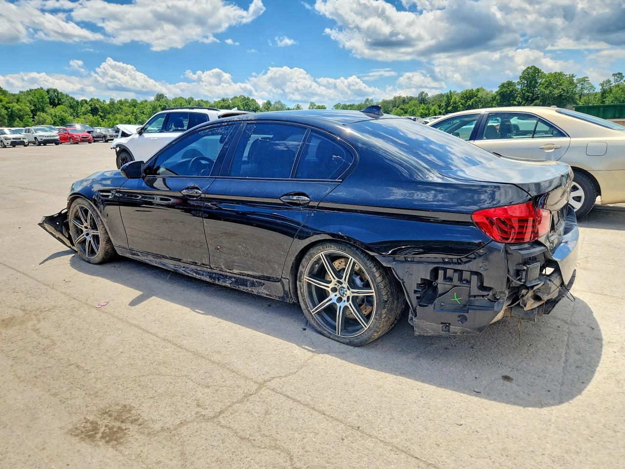 2014 Bmw M5 Black vin: WBSFV9C53ED097811