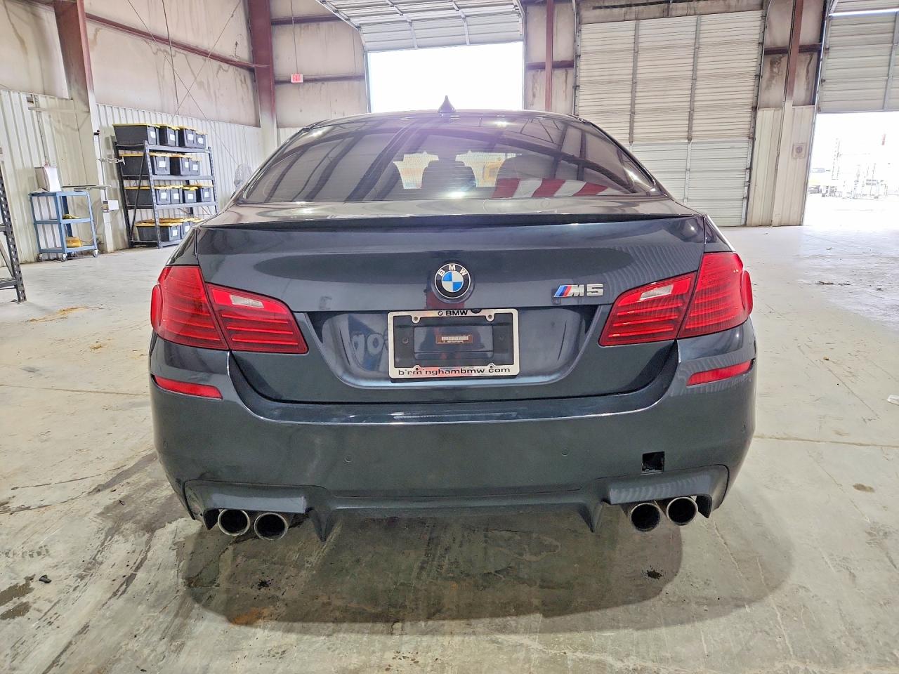 2014 Bmw M5 Gray vin: WBSFV9C53ED592980