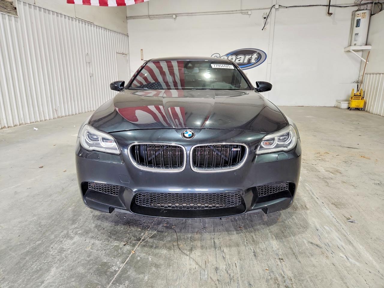 2014 Bmw M5 Gray vin: WBSFV9C53ED592980