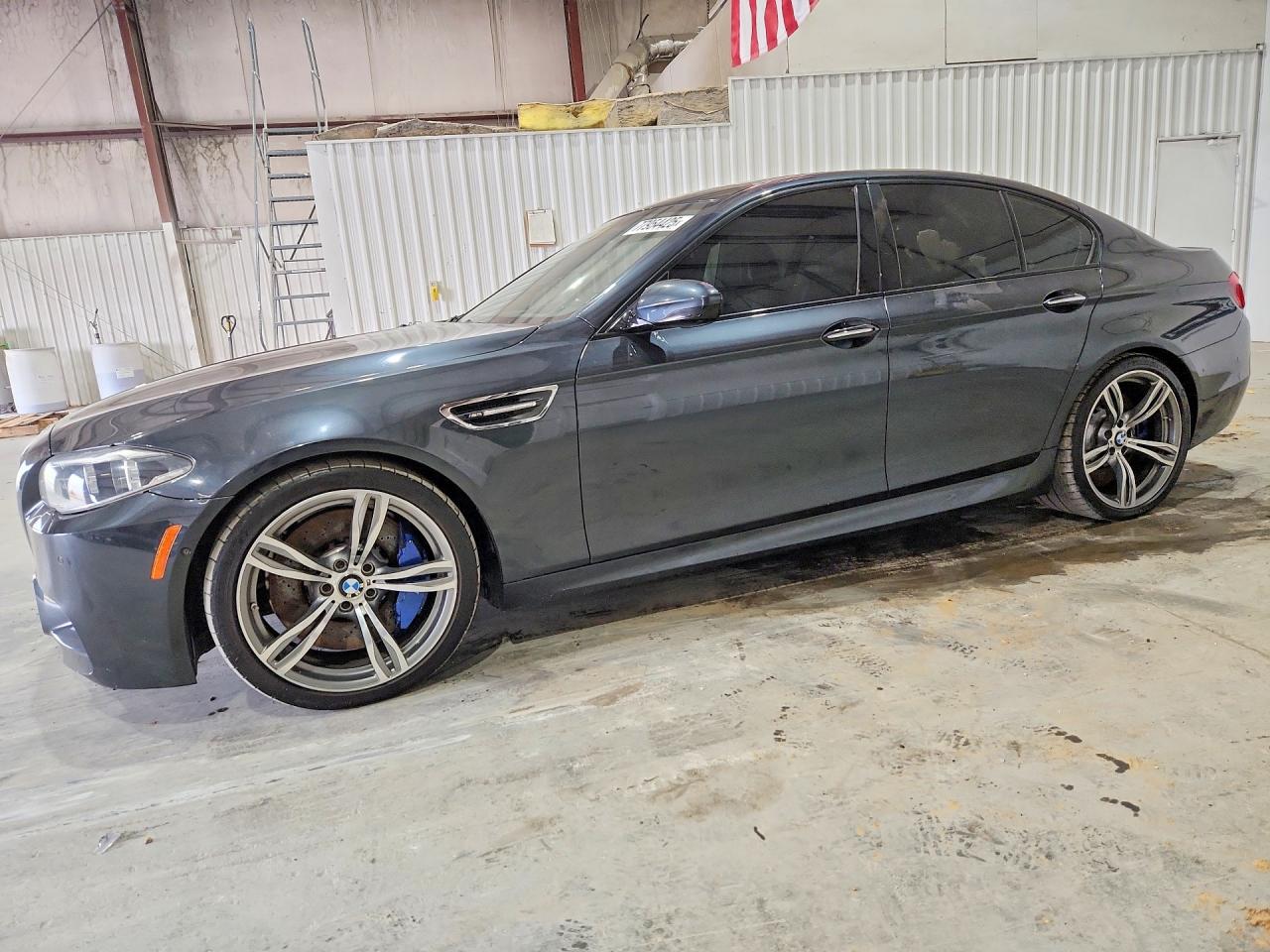 2014 Bmw M5 Gray vin: WBSFV9C53ED592980
