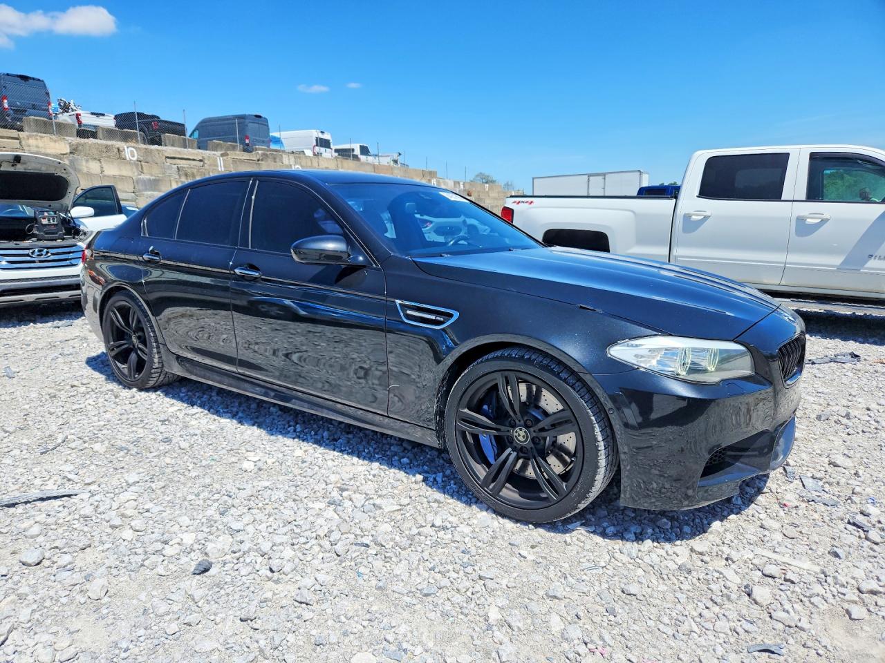 2013 Bmw M5 Black vin: WBSFV9C54DD096293