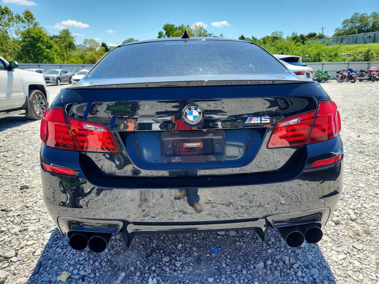 2013 Bmw M5 Black vin: WBSFV9C54DD096293