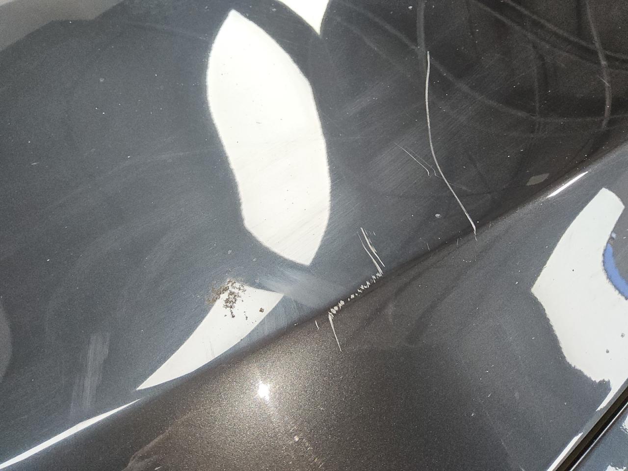 2013 Bmw M5 Gray vin: WBSFV9C55DC773731 Damage: Hood, Heavy Scratch, > 12 Inches