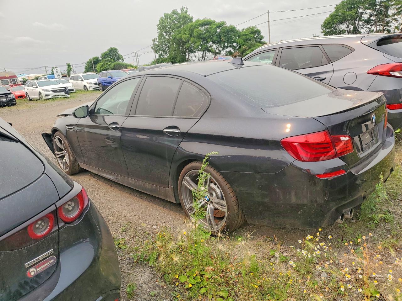 2013 Bmw M5 Blue vin: WBSFV9C55DD095847
