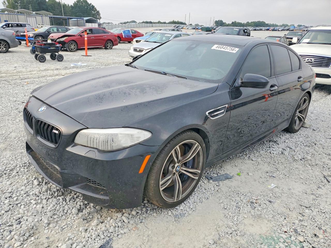 2013 Bmw M5 Black vin: WBSFV9C55DD095945
