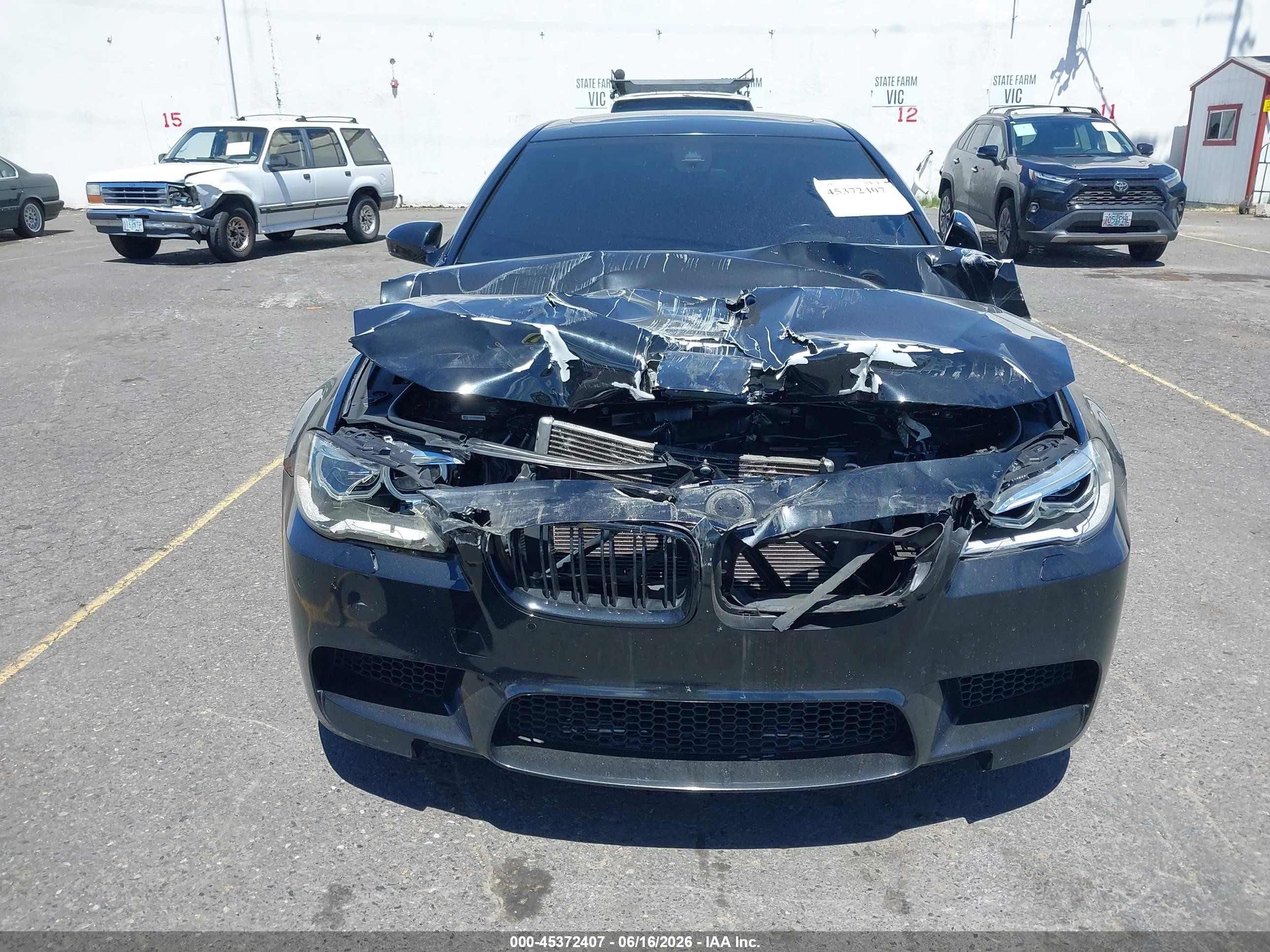 2015 Bmw M5 Black vin: WBSFV9C55FD594490
