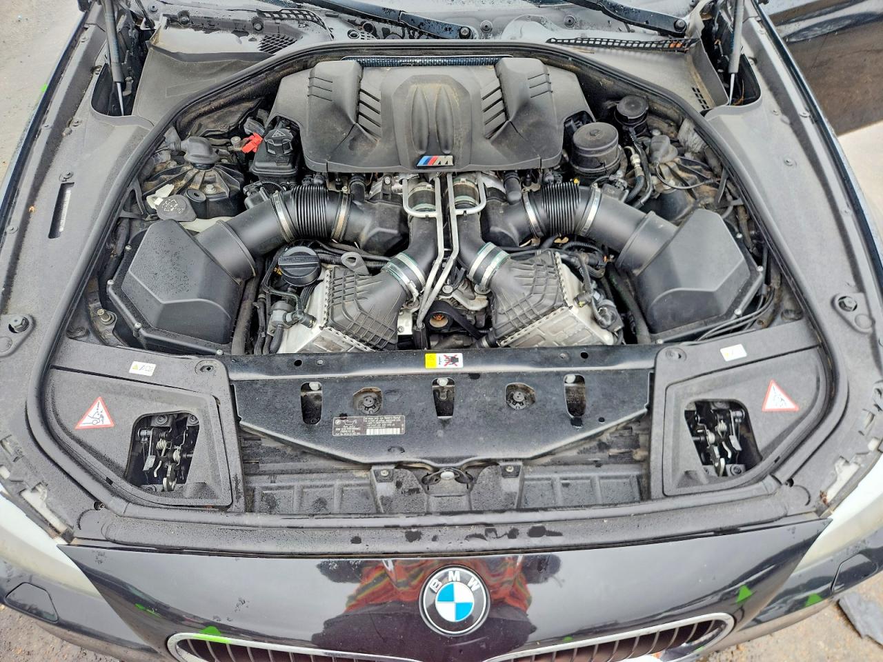 2013 Bmw M5 Black vin: WBSFV9C56DC773074