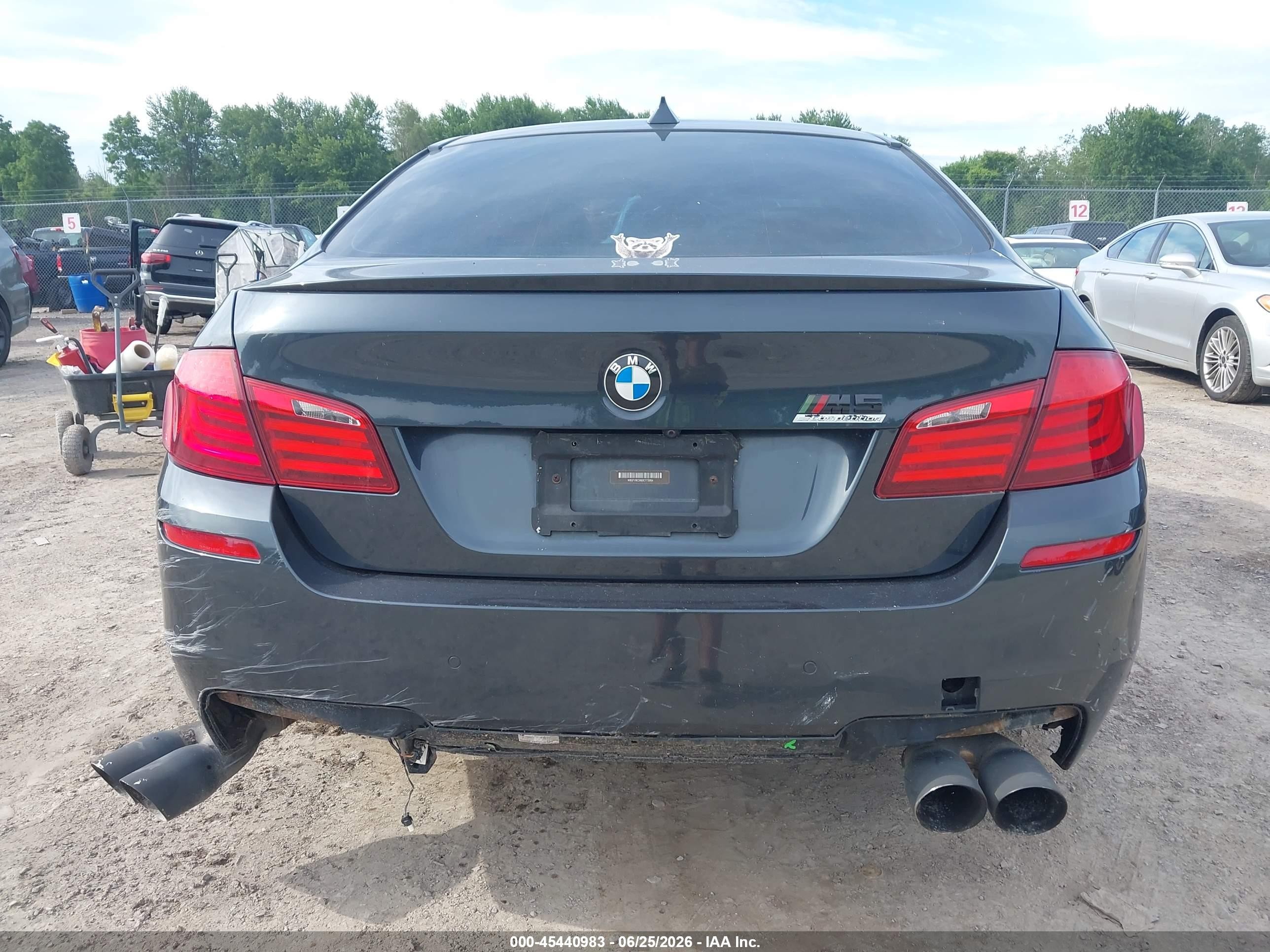 2013 Bmw M5 Gray vin: WBSFV9C56DC773964