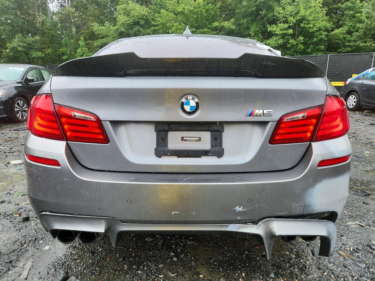 2013 Bmw M5 Gray vin: WBSFV9C56DD095906