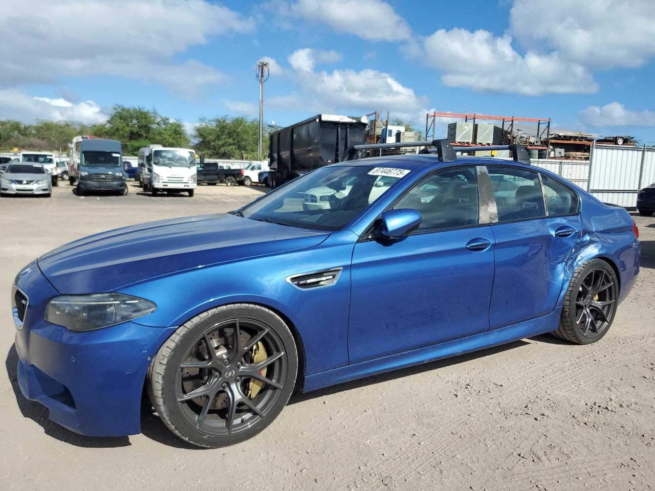 2014 Bmw Motorrad M5 Blue vin: WBSFV9C57ED593453