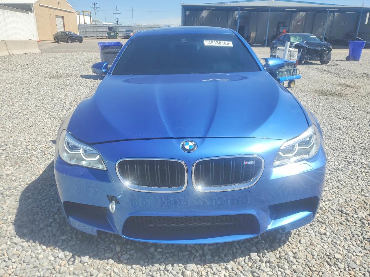 2014 Bmw M5 Blue vin: WBSFV9C58ED593283