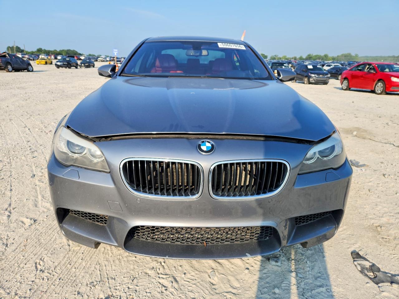 2013 Bmw M5 Gray vin: WBSFV9C59DC772257