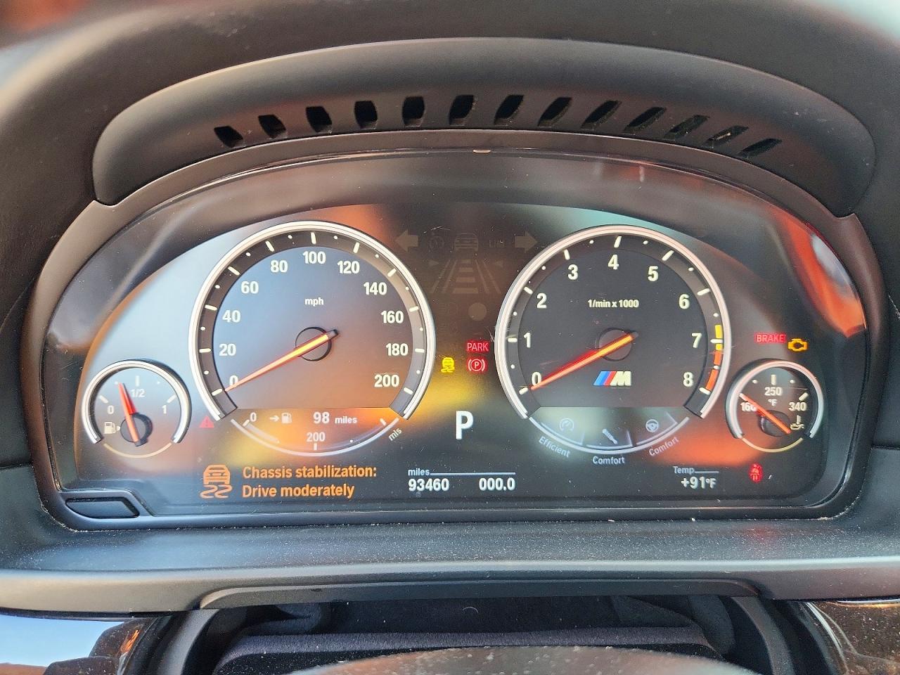 2013 Bmw M5 Gray vin: WBSFV9C59DC772257