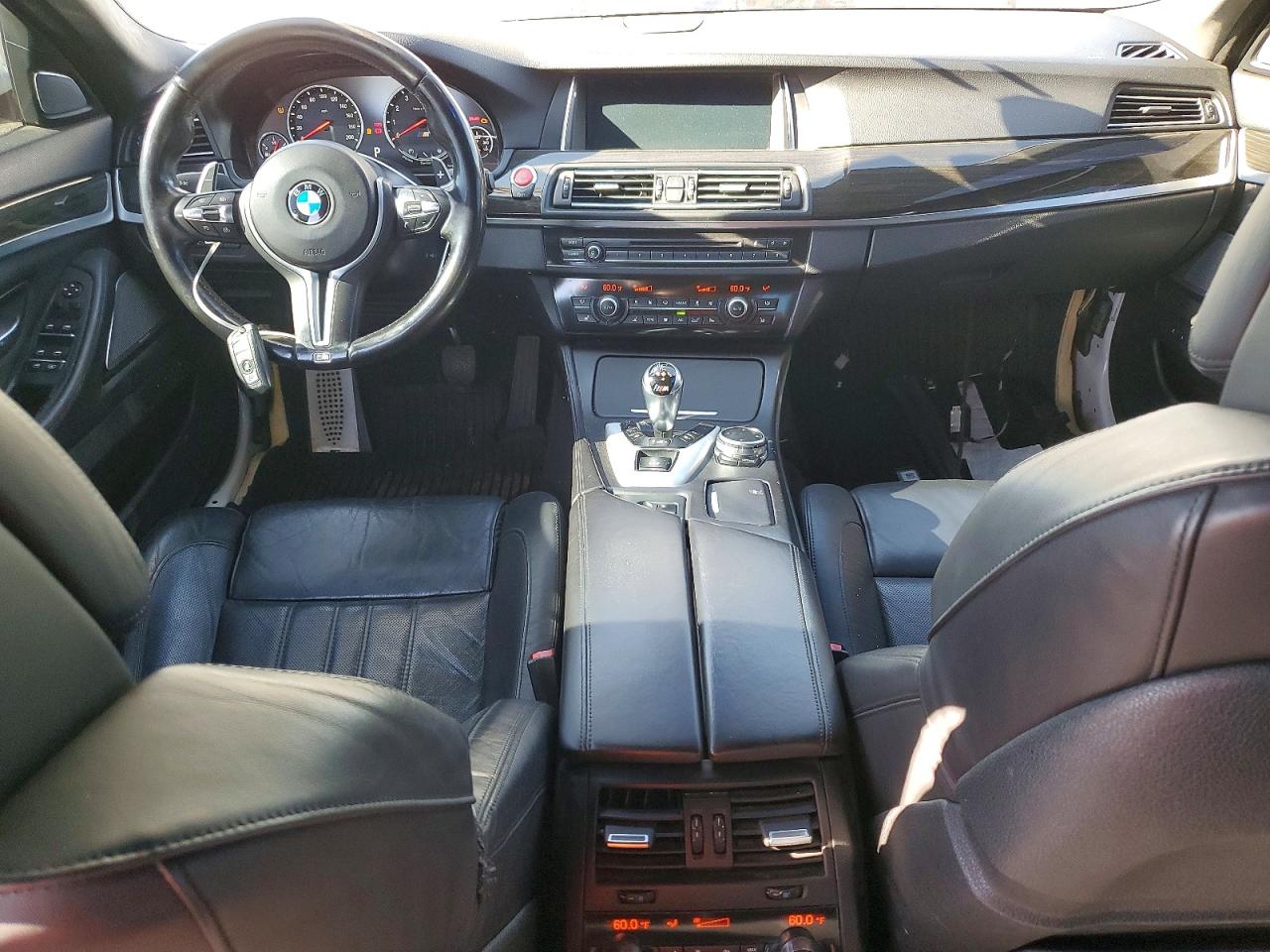 2014 Bmw M5 White vin: WBSFV9C59ED593292