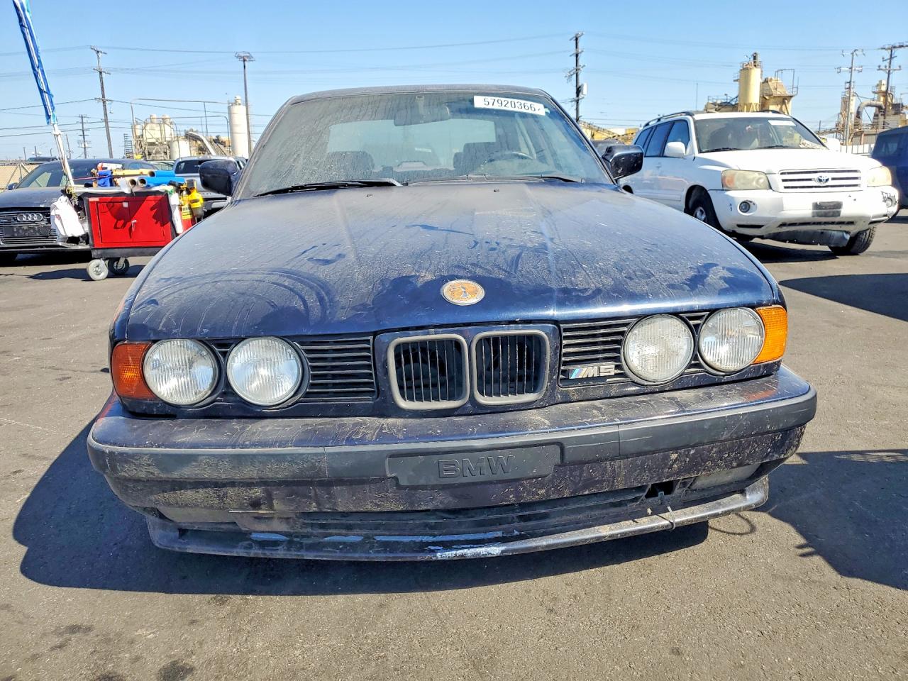 1992 Bmw M5 Blue vin: WBSHD9311NBK06321