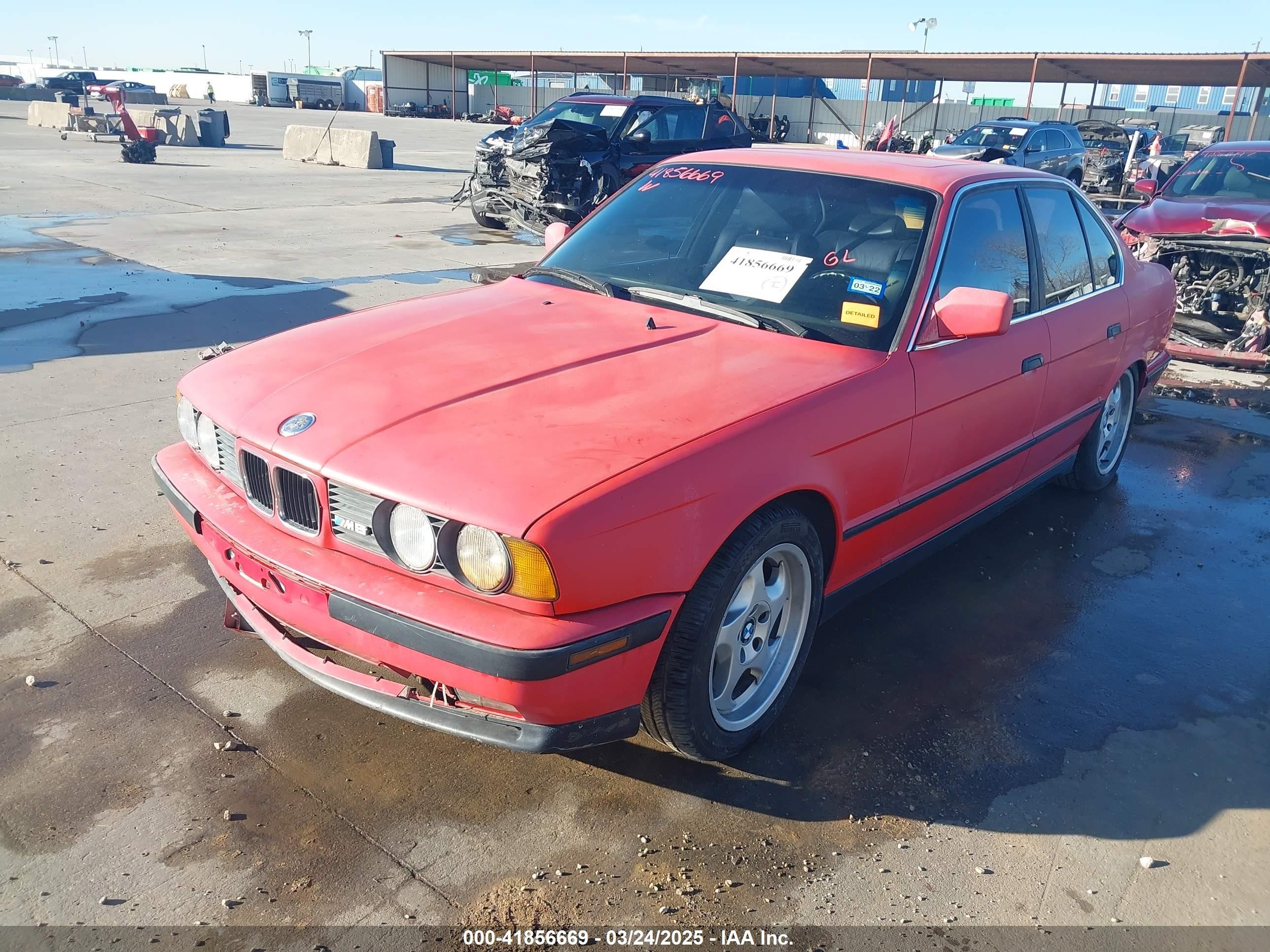 1991 Bmw M5   Red vin: WBSHD9313MBK06030