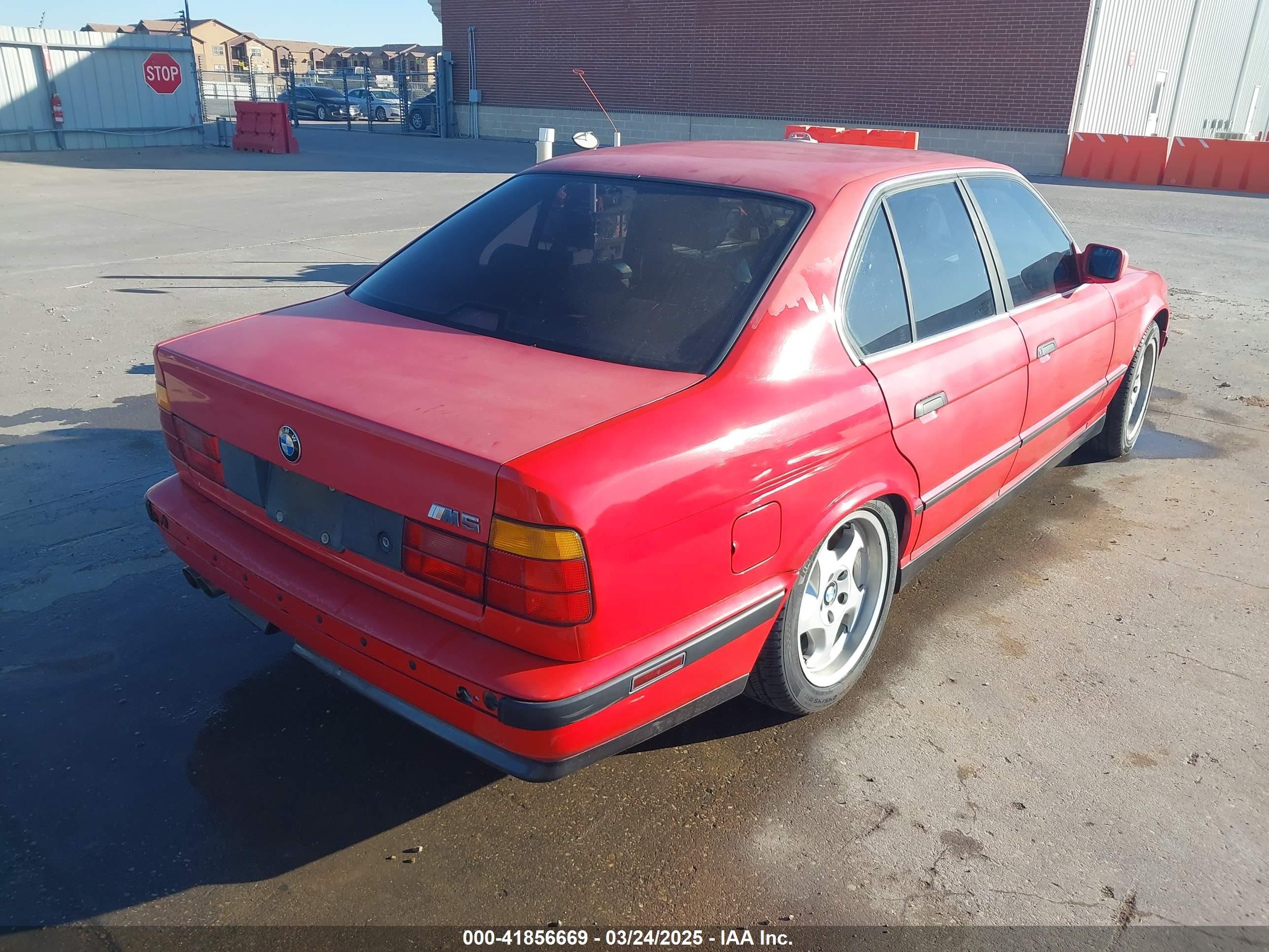 1991 Bmw M5   Red vin: WBSHD9313MBK06030