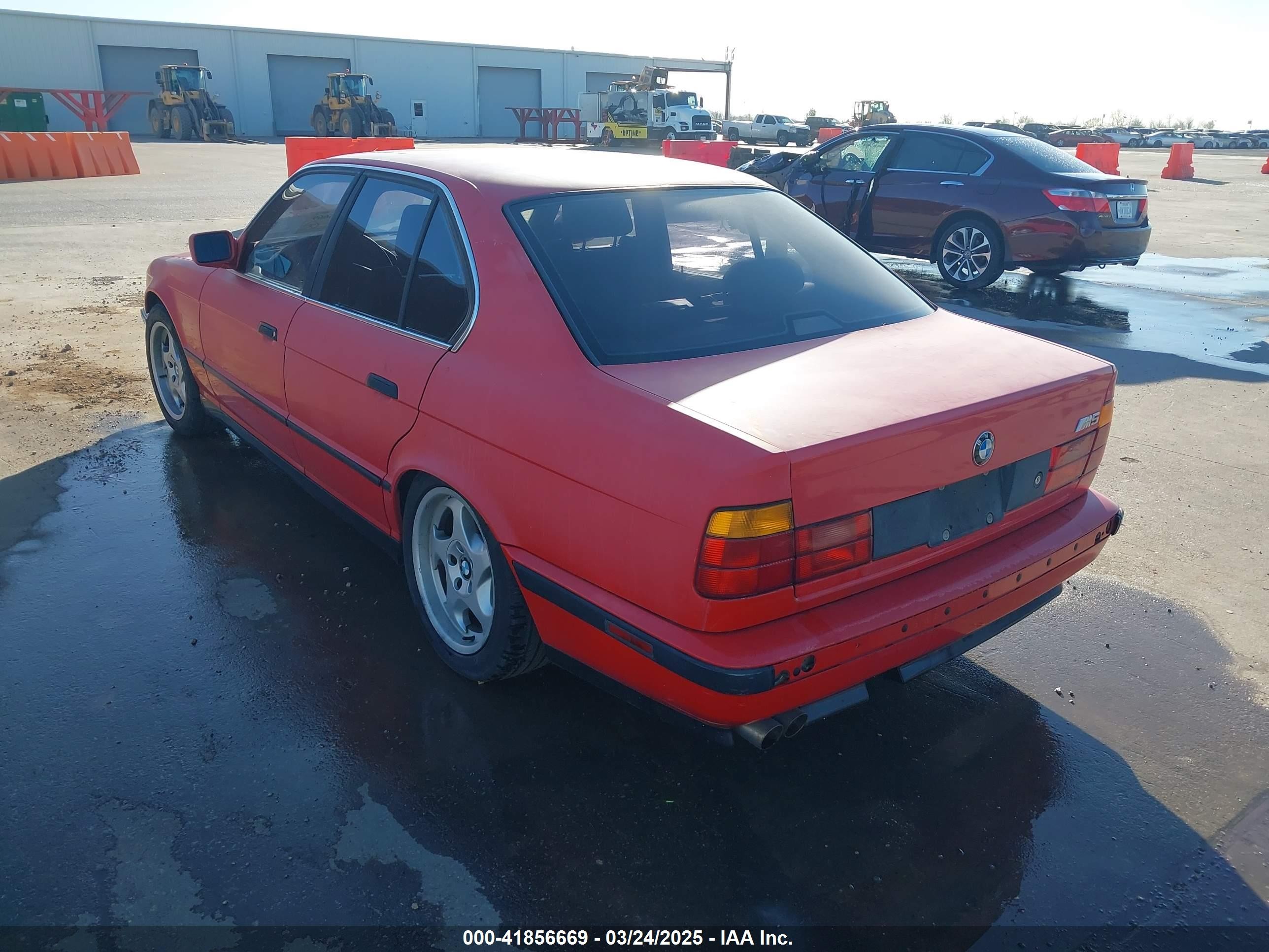 1991 Bmw M5   Red vin: WBSHD9313MBK06030