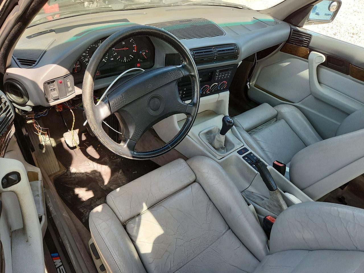 1991 Bmw M5 Black vin: WBSHD9313MBK06075
