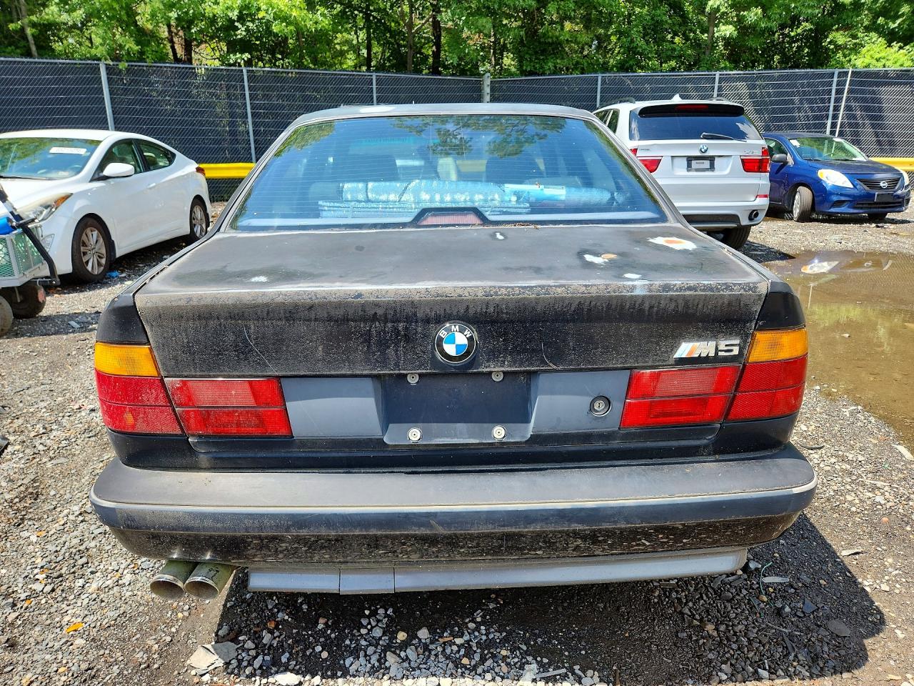 1991 Bmw M5 Black vin: WBSHD9316MBK05650