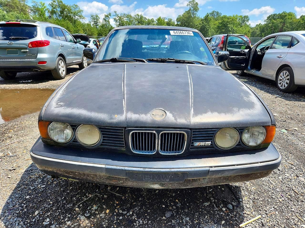 1991 Bmw M5 Black vin: WBSHD9316MBK05650