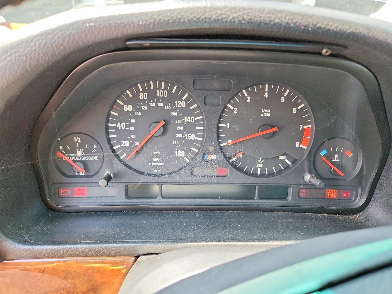 1991 Bmw M5 Black vin: WBSHD9316MBK05650