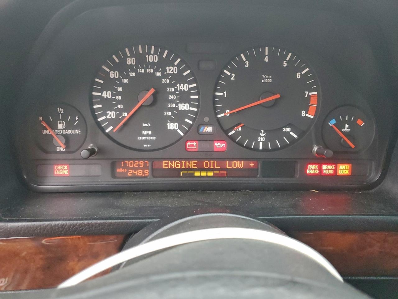 1991 Bmw M5 Black vin: WBSHD9319MBK05058