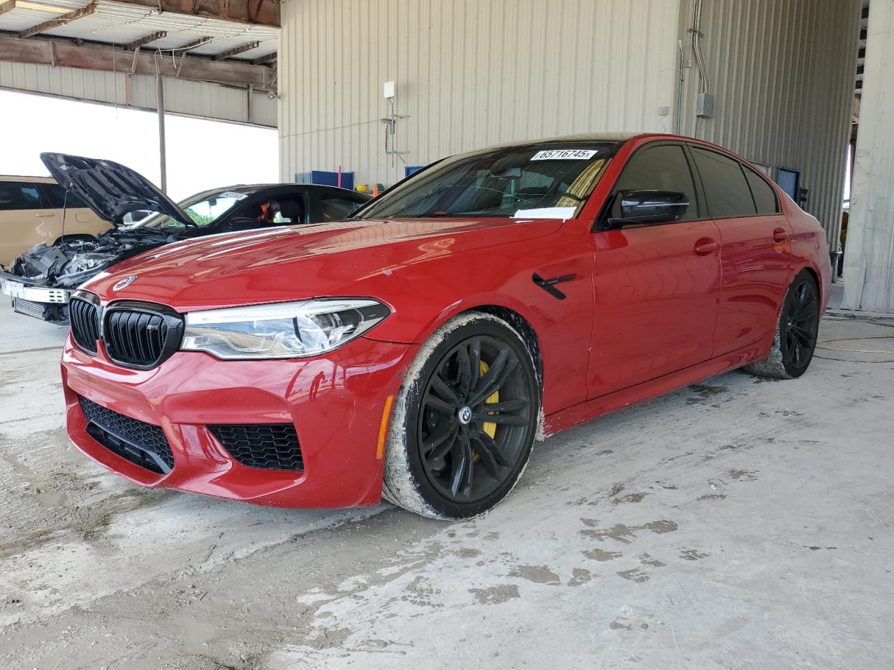 2020 Bmw M5 Base Red vin: WBSJF0C06LCD10232