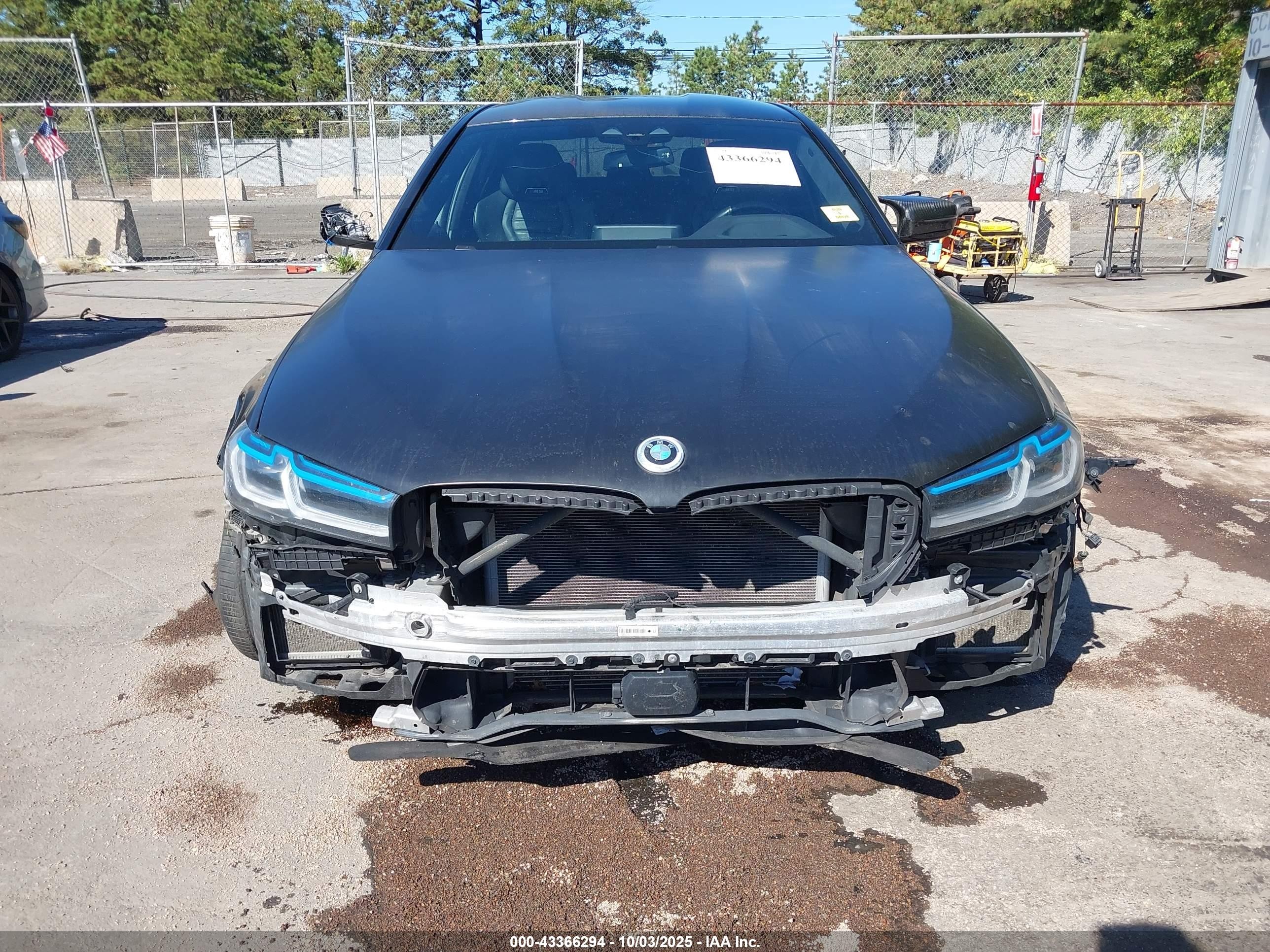2018 Bmw M5 Black vin: WBSJF0C54JB283818