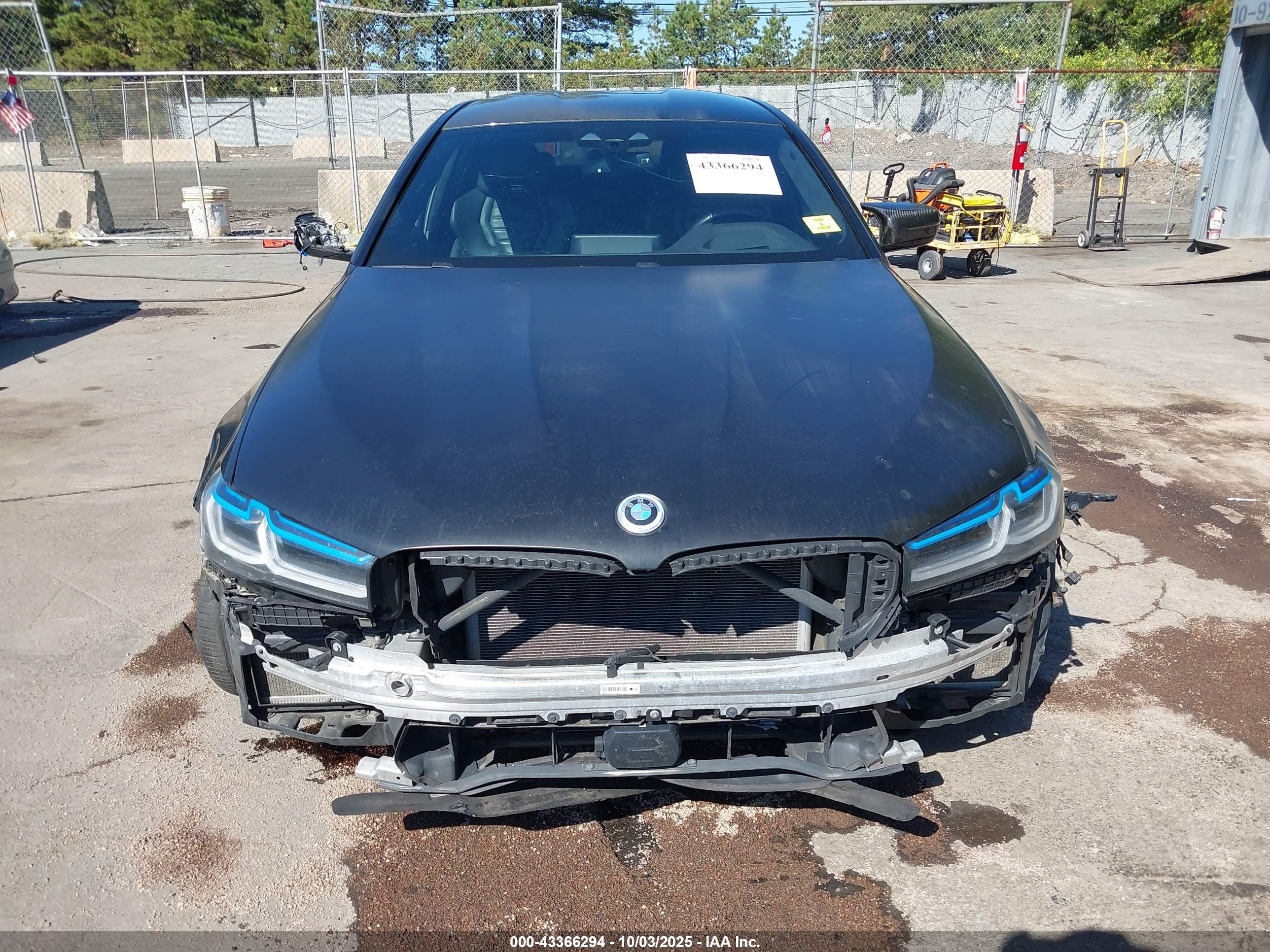 2018 Bmw M5 Black vin: WBSJF0C54JB283818