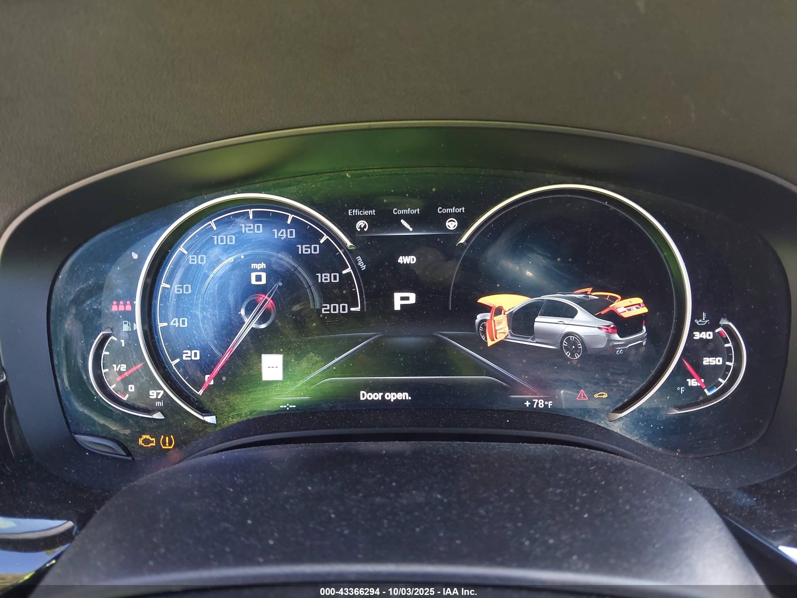 2018 Bmw M5 Black vin: WBSJF0C54JB283818