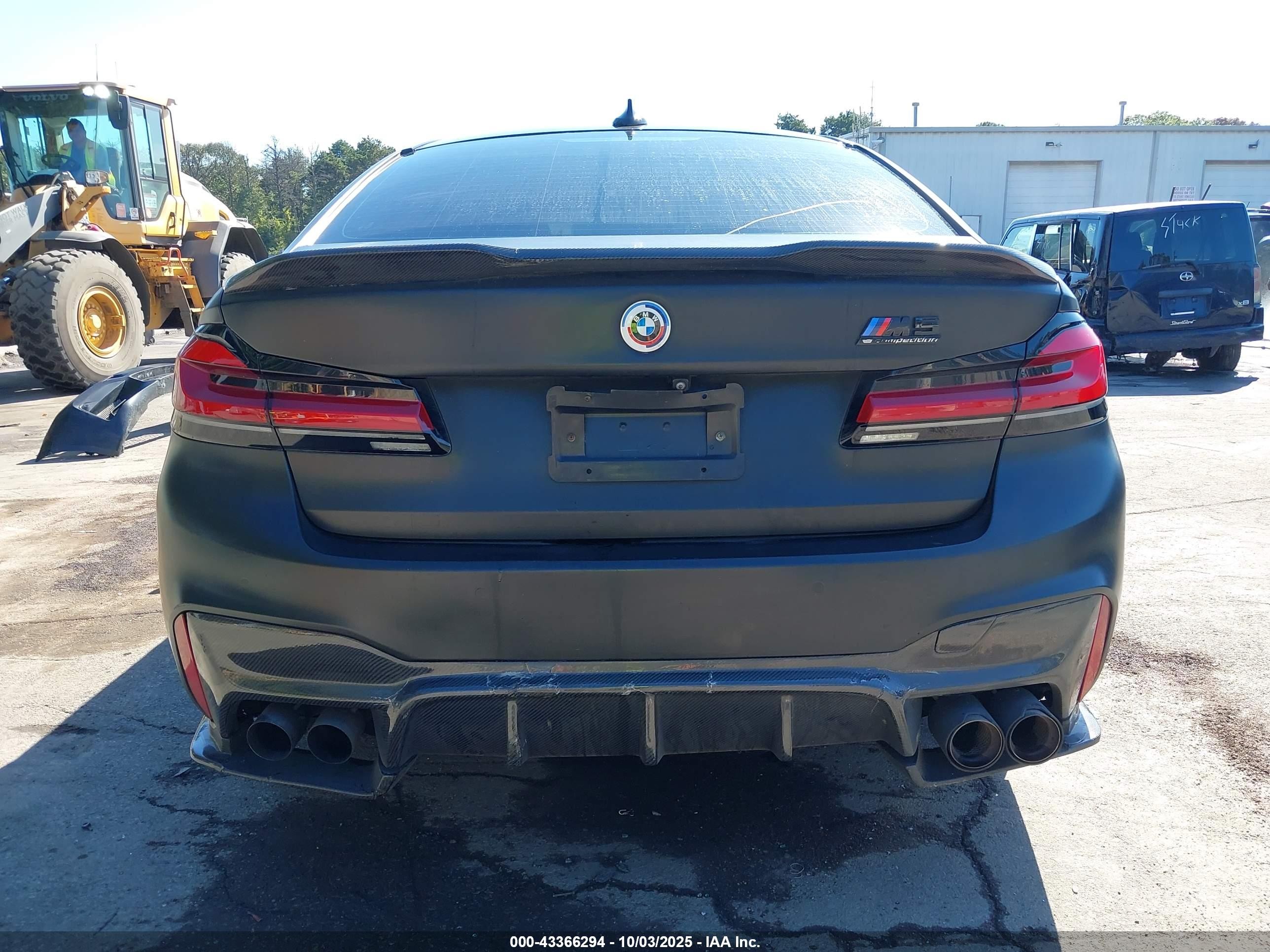2018 Bmw M5 Black vin: WBSJF0C54JB283818