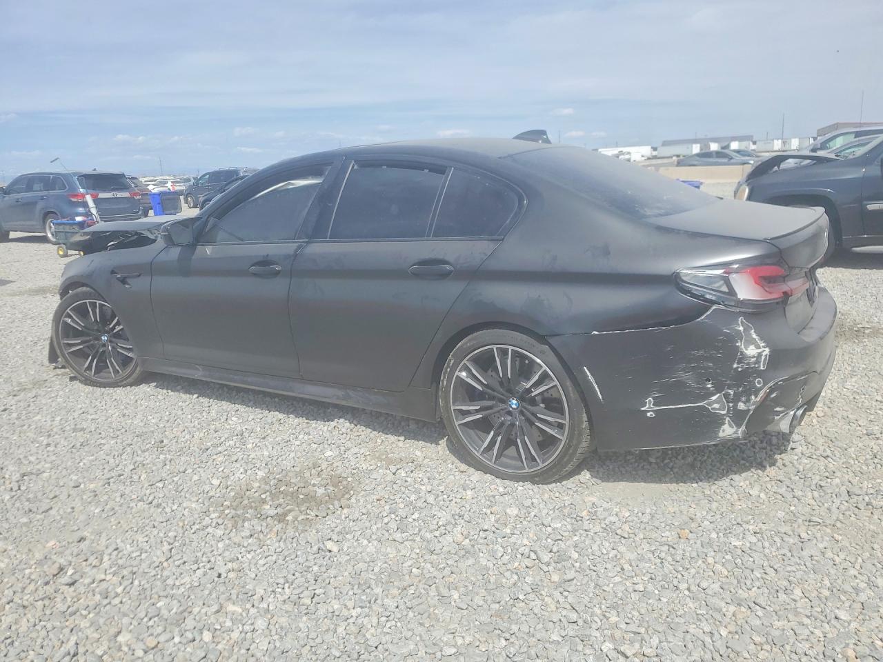 2019 Bmw M5 Charcoal vin: WBSJF0C54KB448090