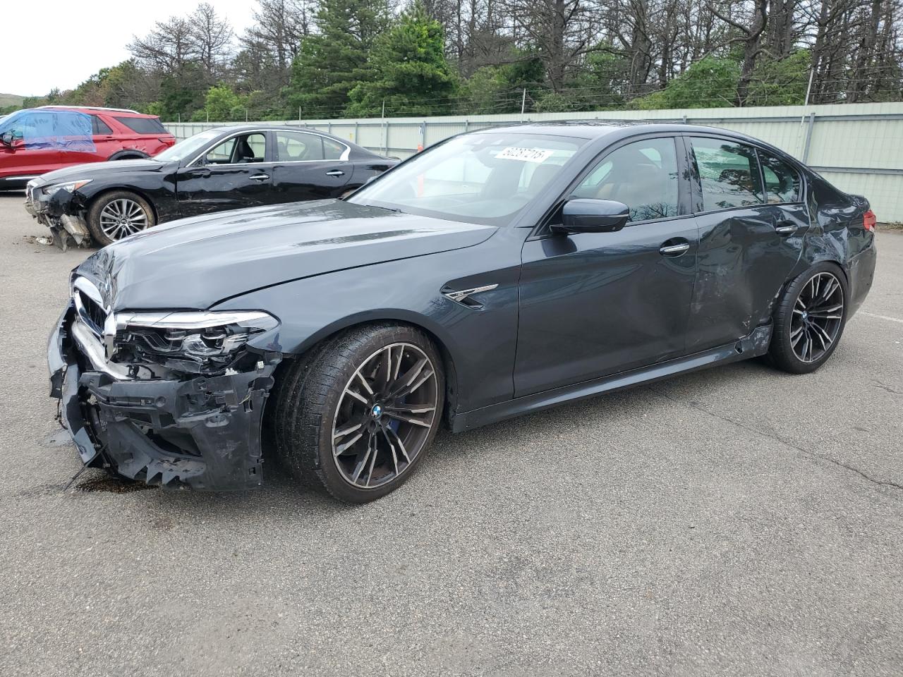 2018 Bmw M5 Blue vin: WBSJF0C57JB282971