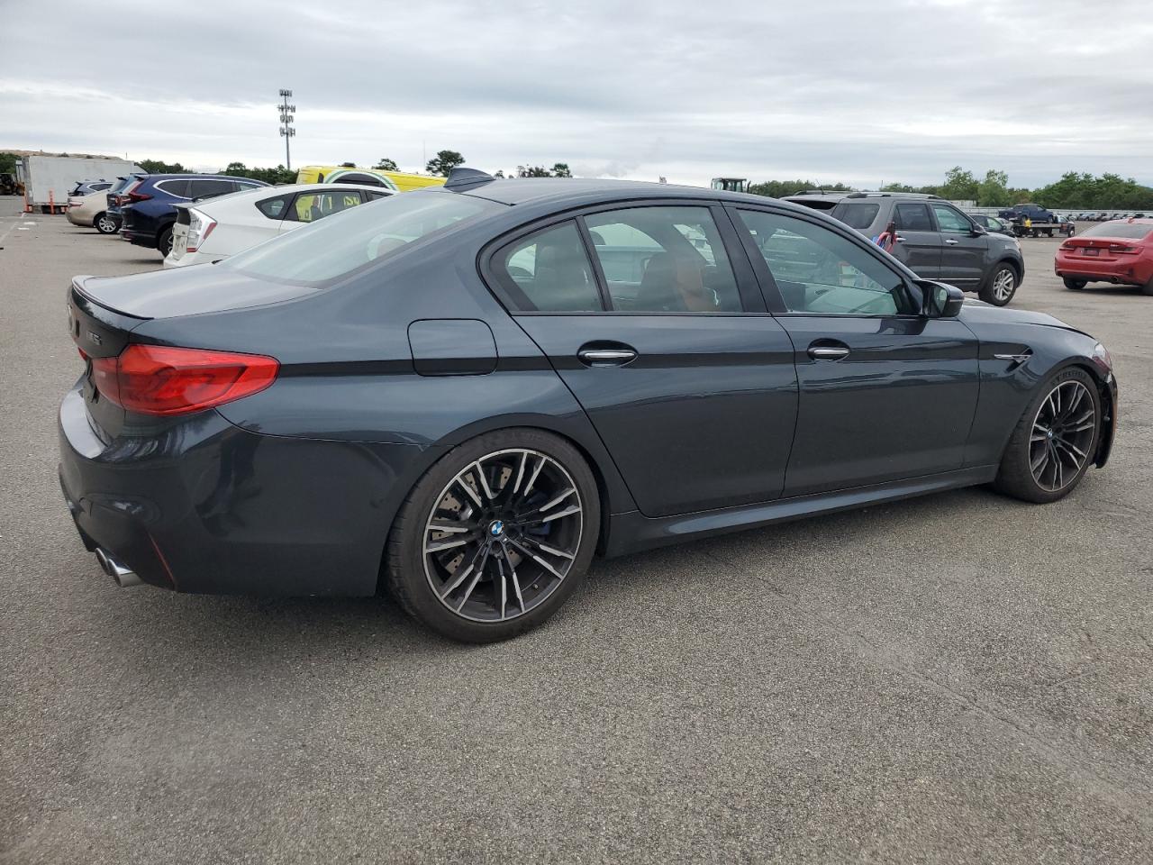 2018 Bmw M5 Blue vin: WBSJF0C57JB282971