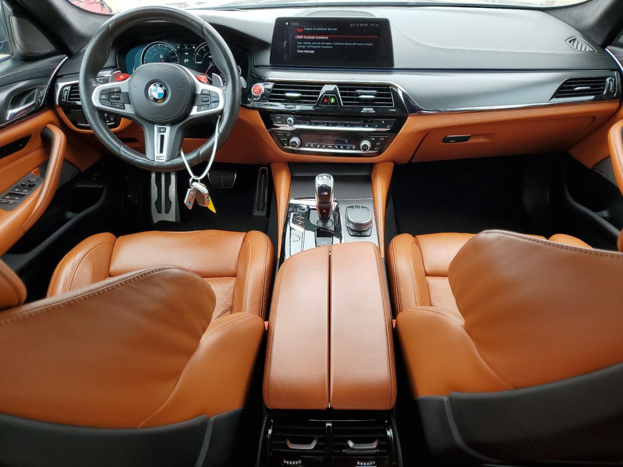 2018 Bmw M5 Blue vin: WBSJF0C57JB282971
