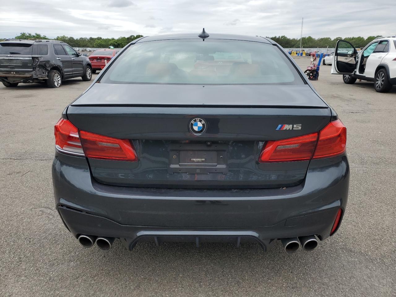 2018 Bmw M5 Blue vin: WBSJF0C57JB282971