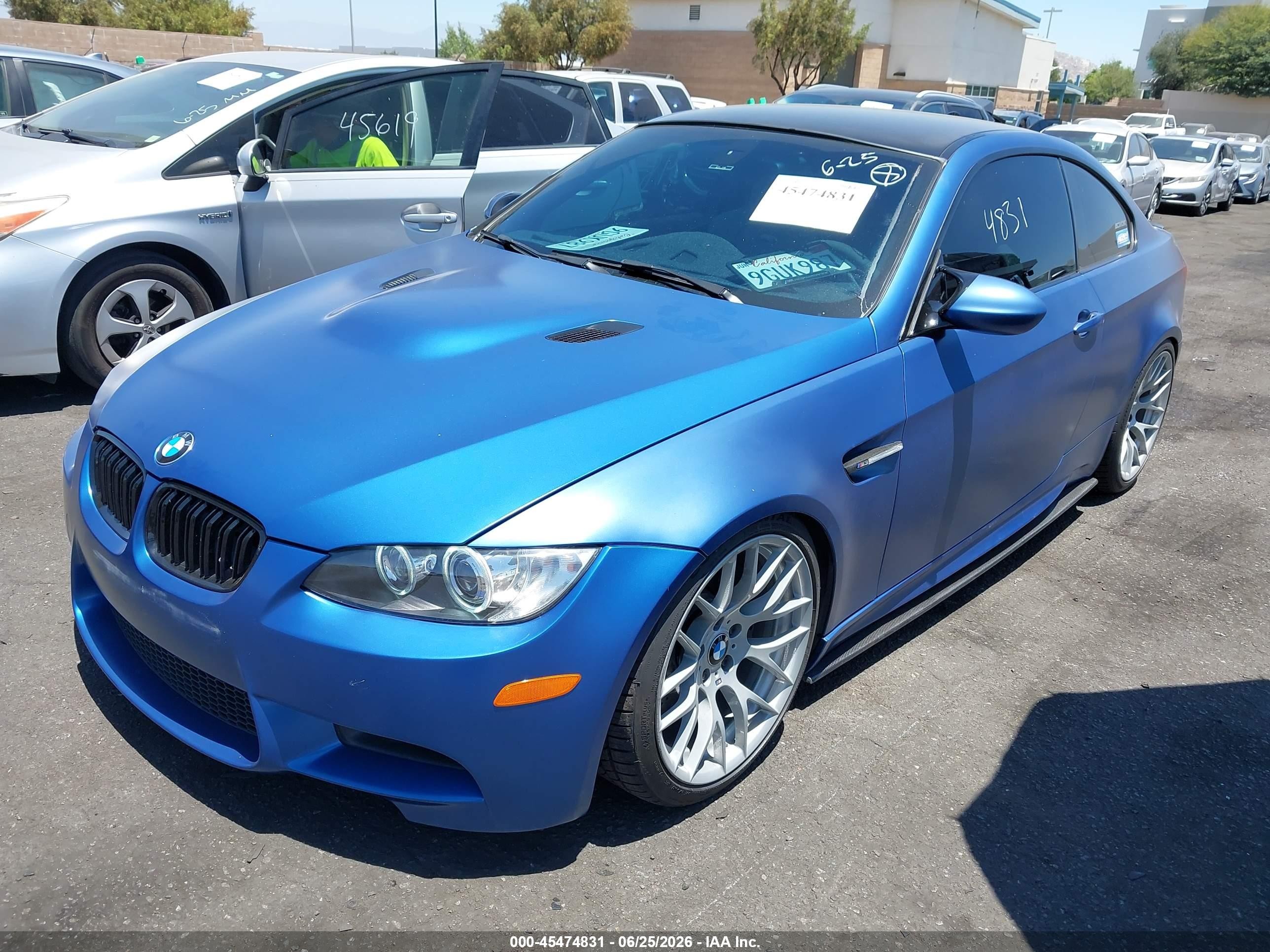 2013 Bmw M3   Blue vin: WBSKG9C50DJ594081