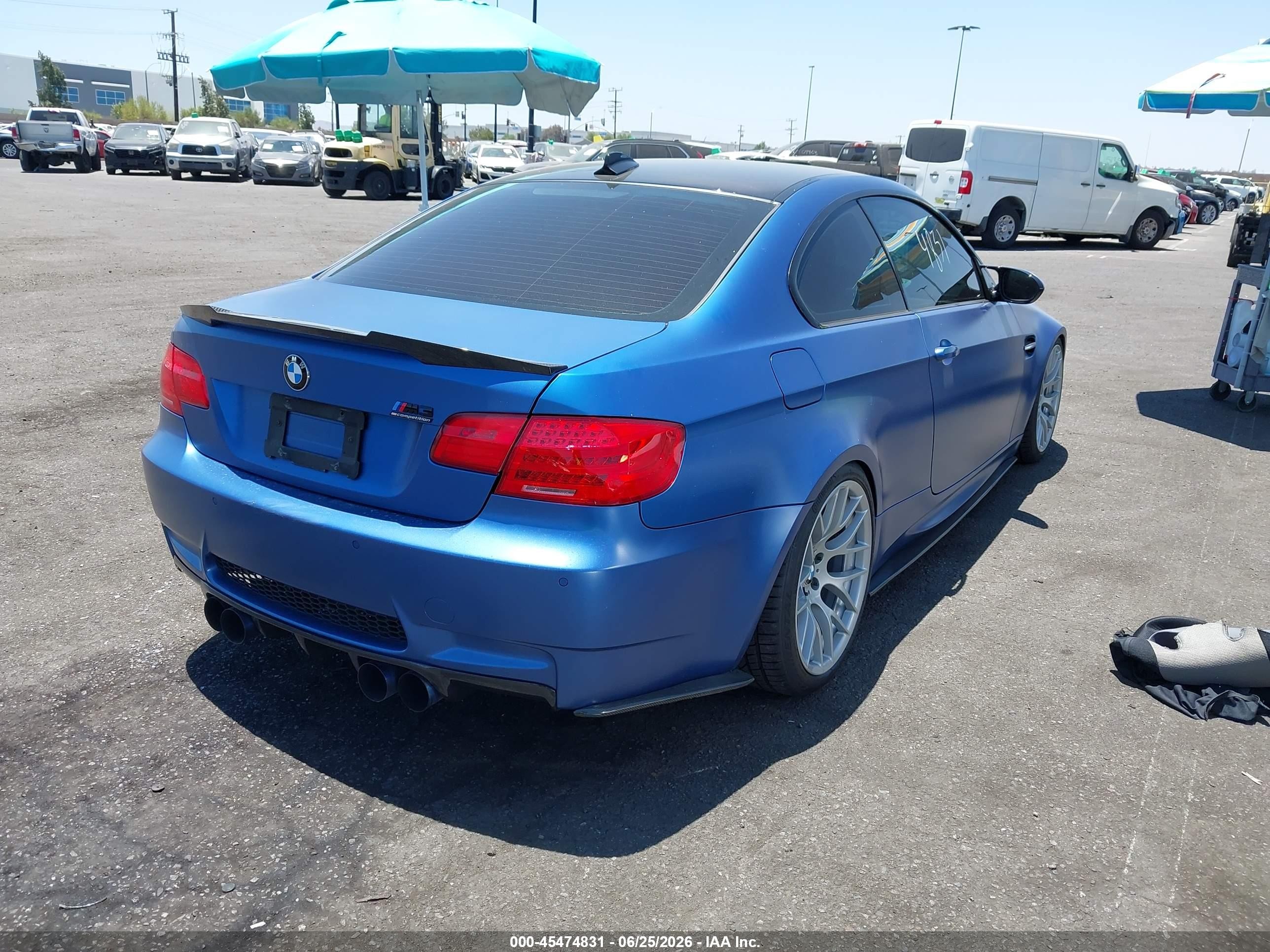 2013 Bmw M3   Blue vin: WBSKG9C50DJ594081