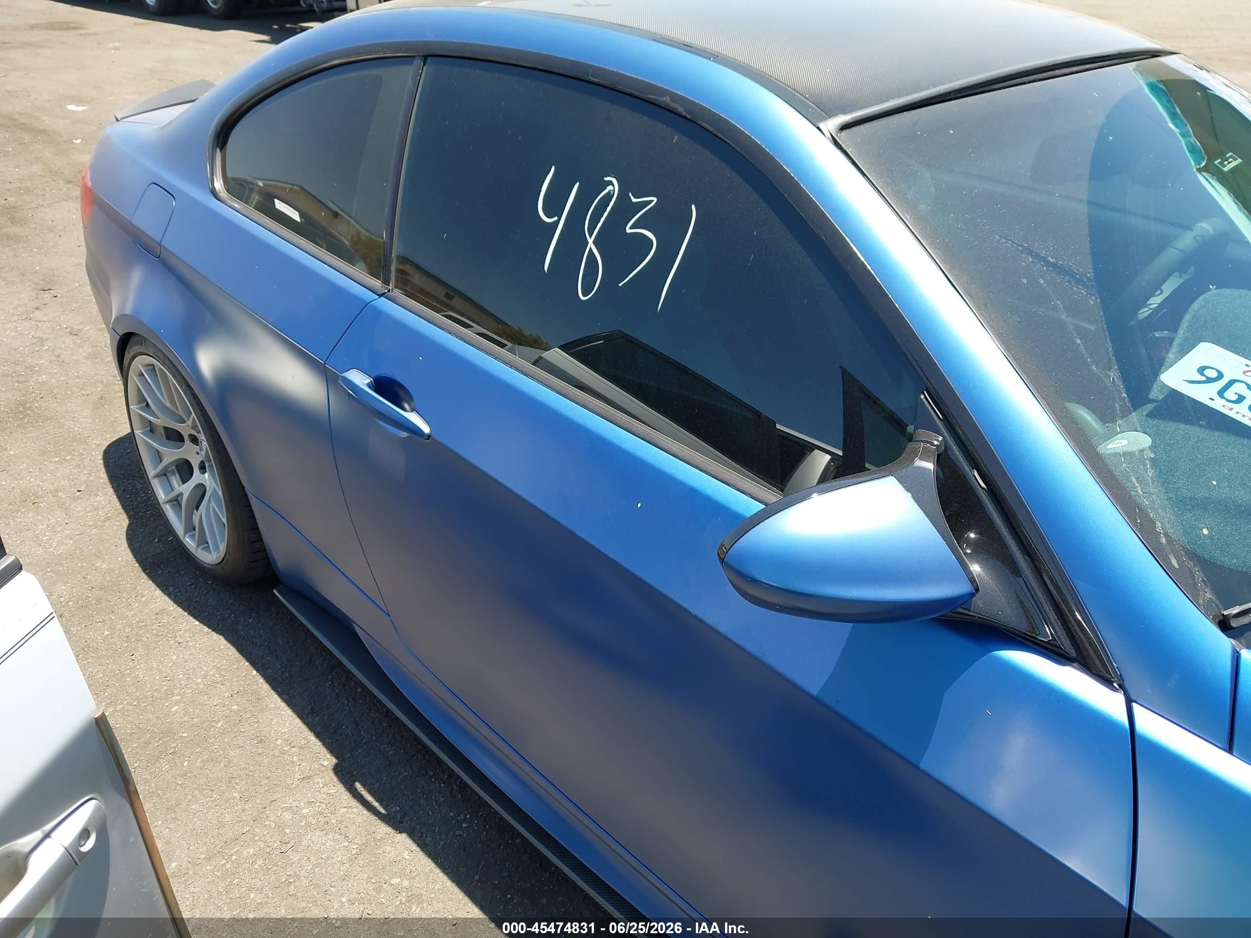 2013 Bmw M3   Blue vin: WBSKG9C50DJ594081