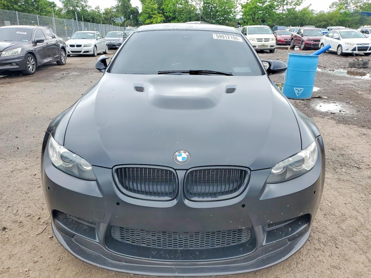 2012 Bmw M3 Black vin: WBSKG9C53CE798123