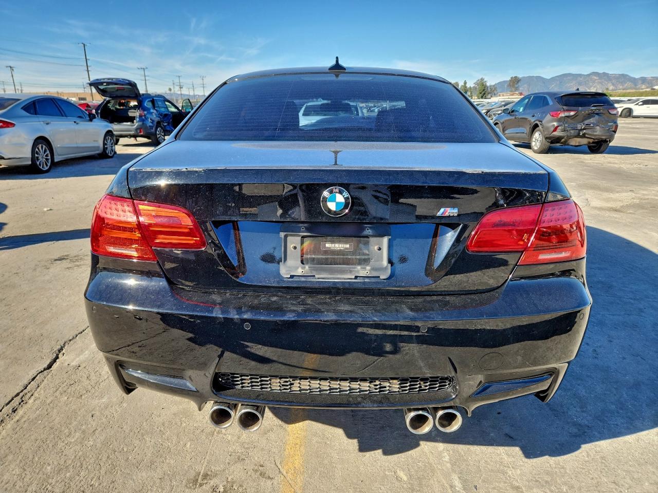 2011 Bmw M3 Black vin: WBSKG9C54BE796847