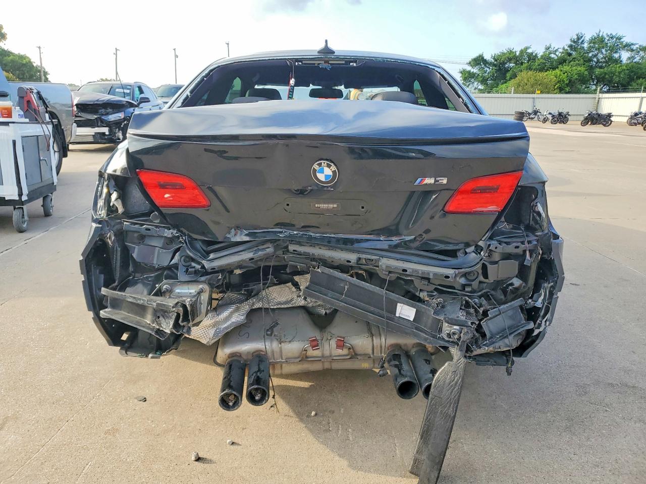 2013 Bmw M3 Black vin: WBSKG9C55DJ594593