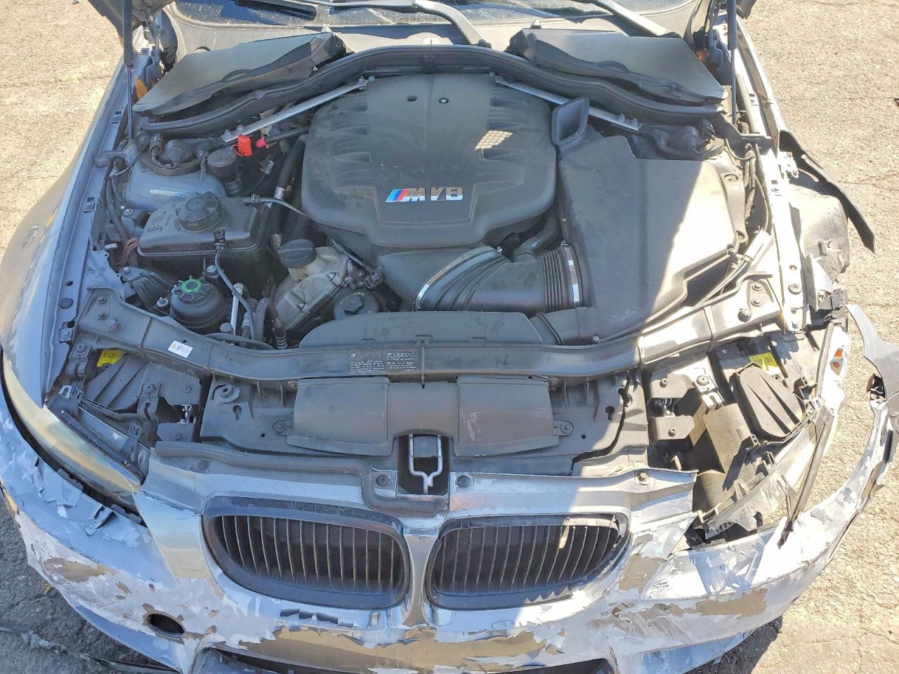 2011 Bmw M3 Silver vin: WBSKG9C56BE645279