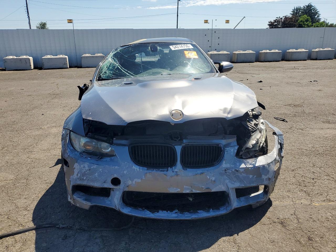 2011 Bmw M3 Silver vin: WBSKG9C56BE645279