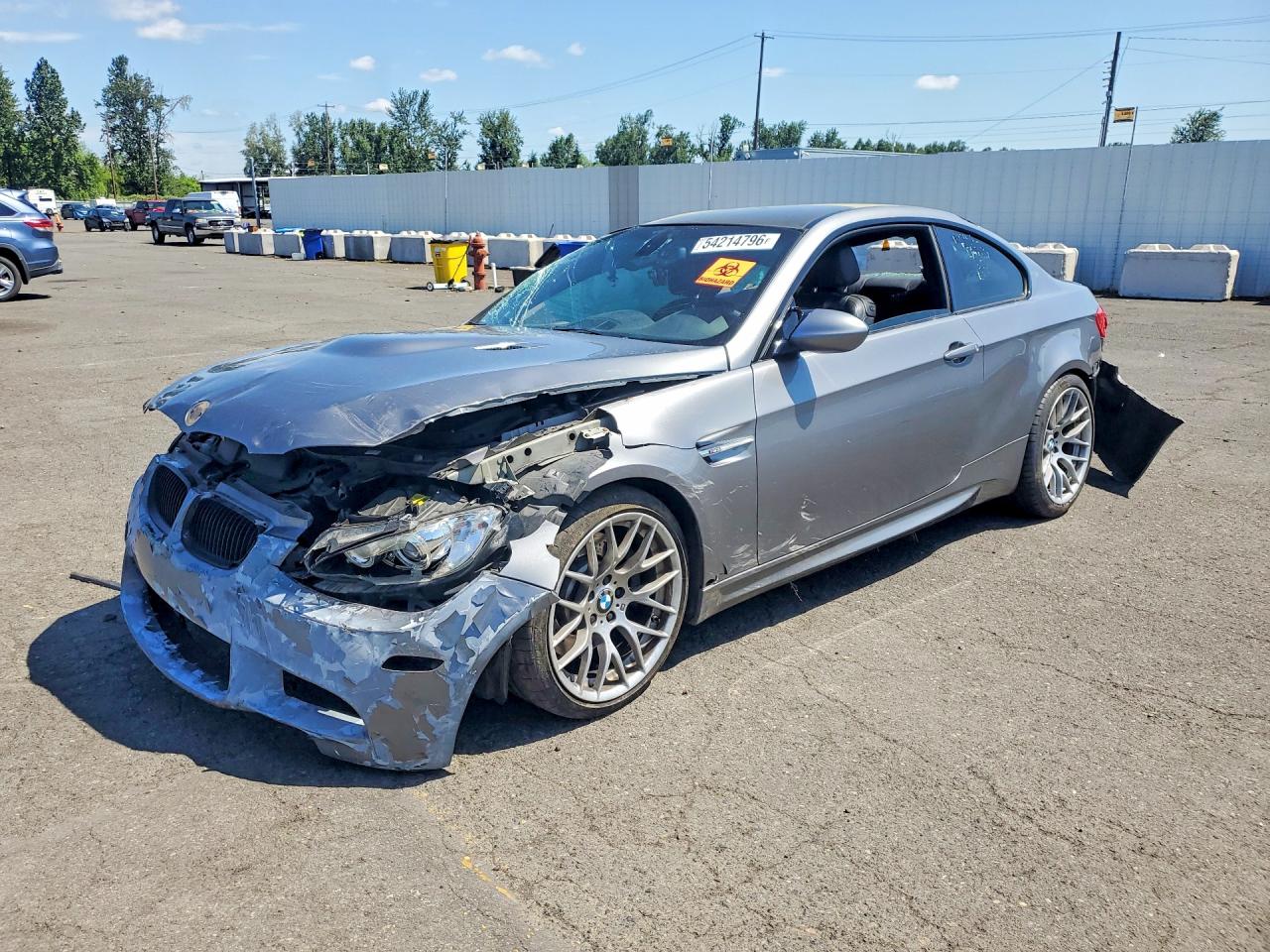 2011 Bmw M3 Silver vin: WBSKG9C56BE645279