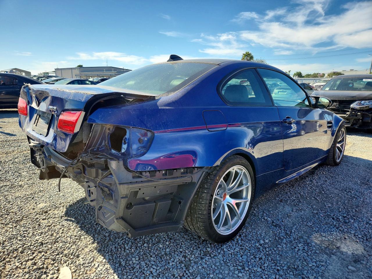 2011 Bmw M3 Blue vin: WBSKG9C57BE646246